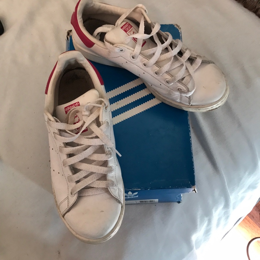 Adidas Stan smith women's sneaker white and pink